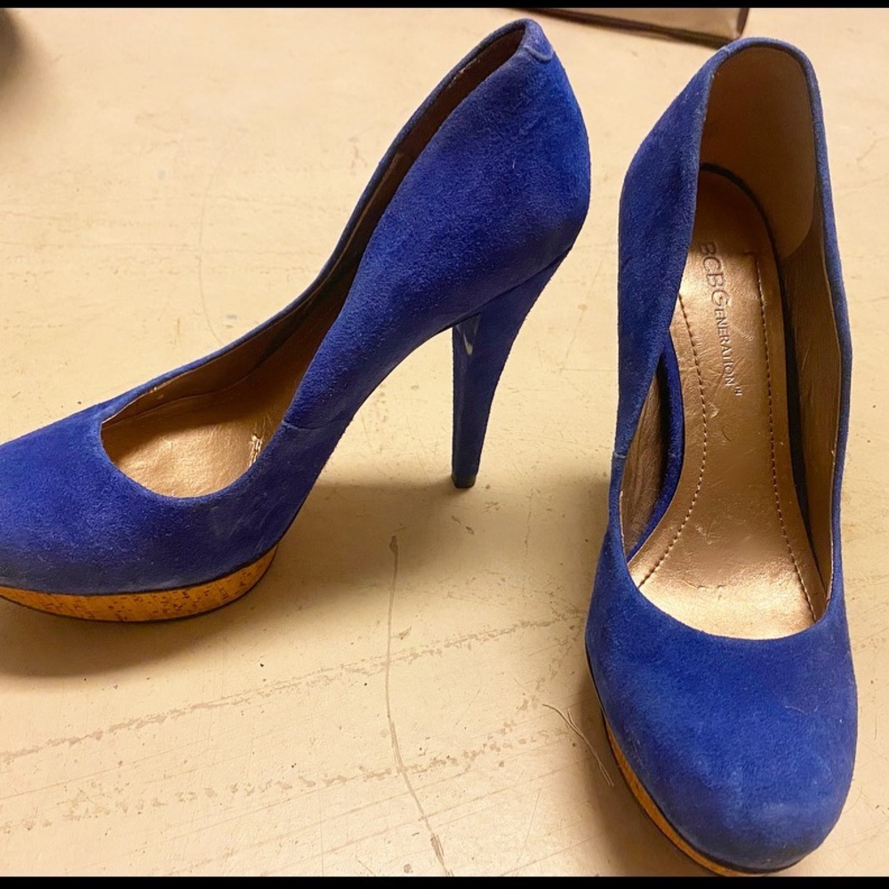 Blue heels